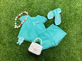 Mayoral Two-Piece Guipere Set